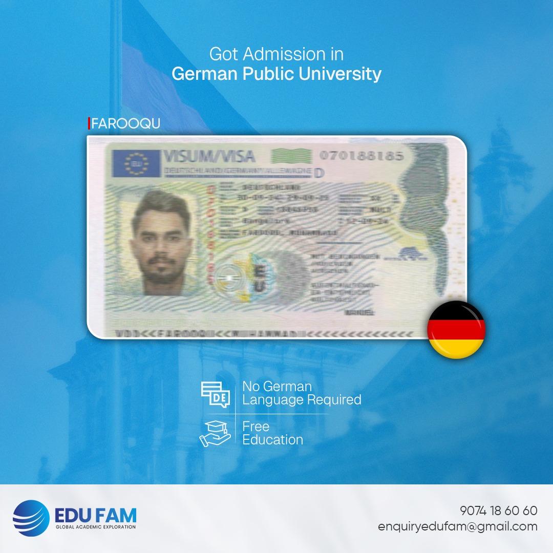 Visa success of Muhammadu Farooqu